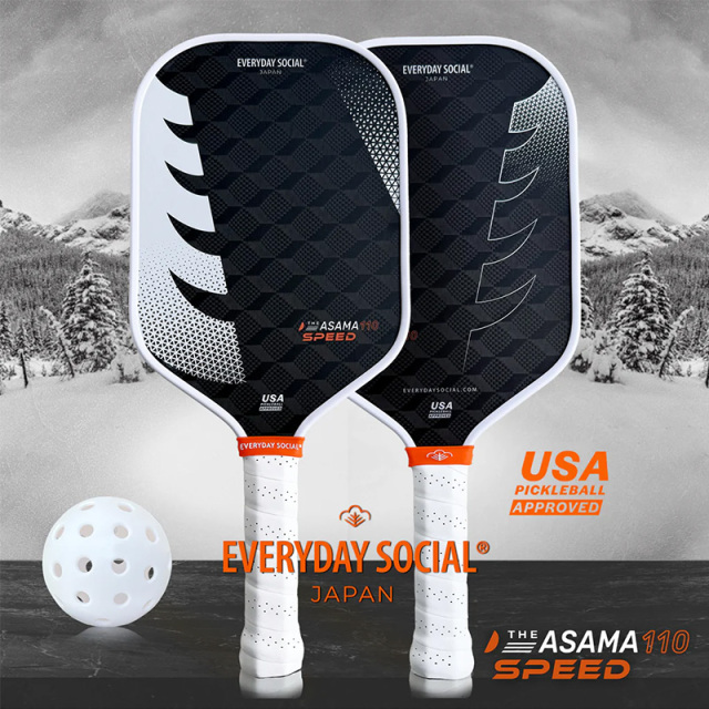 EVERYDAY SOCIAL ピックルボールパドル THE ASAMA 18K SPEED 14mm