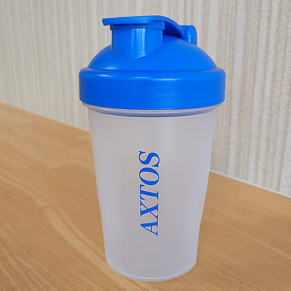 アクトスオリジナルプロテインシェイカー 540ml ブルー プロテインシェーカー 水筒 ウォーターボトル