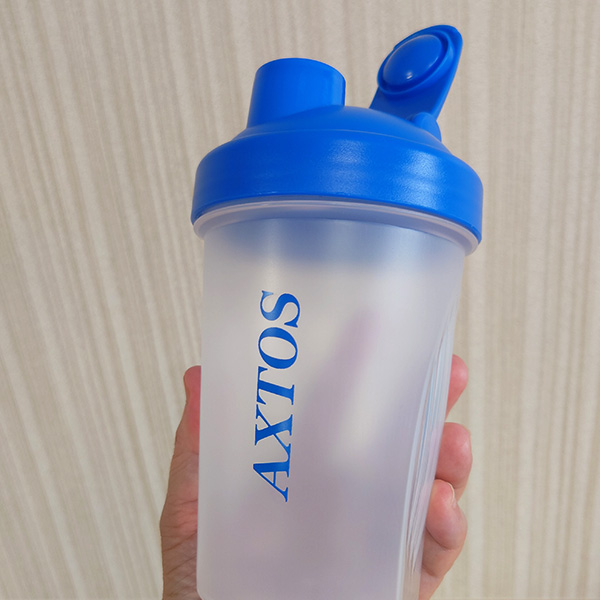 アクトスオリジナルプロテインシェイカー 540ml ブルー プロテインシェーカー 水筒 ウォーターボトル