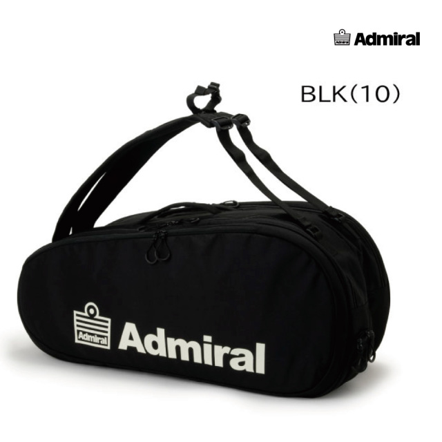ADMIRAL ラケットバッグ ATMZ608-10　2026FW　ブラック