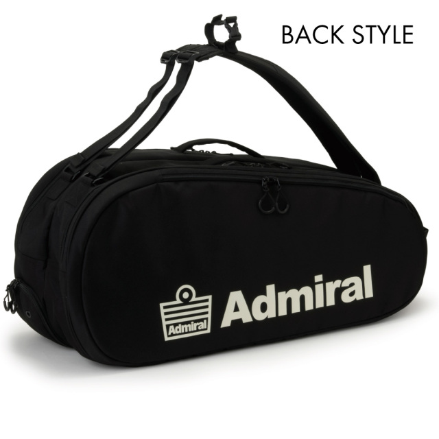 ADMIRAL ラケットバッグ ATMZ608-10　2026FW　ブラック