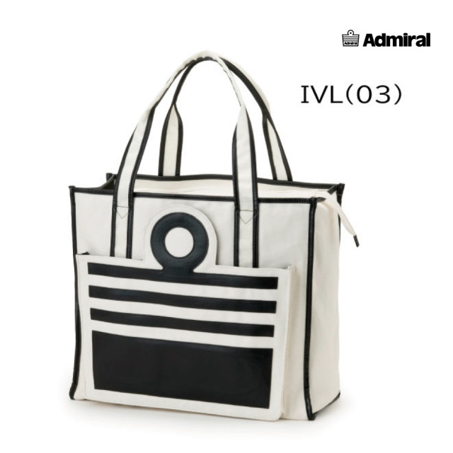 ADMIRAL トートバッグ ATMZ609-03　2026FW　アイボリー