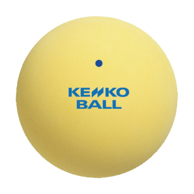 KENKO ソフトテニスボール 練習球 1ダース TSSW-V ホワイト/イエロー