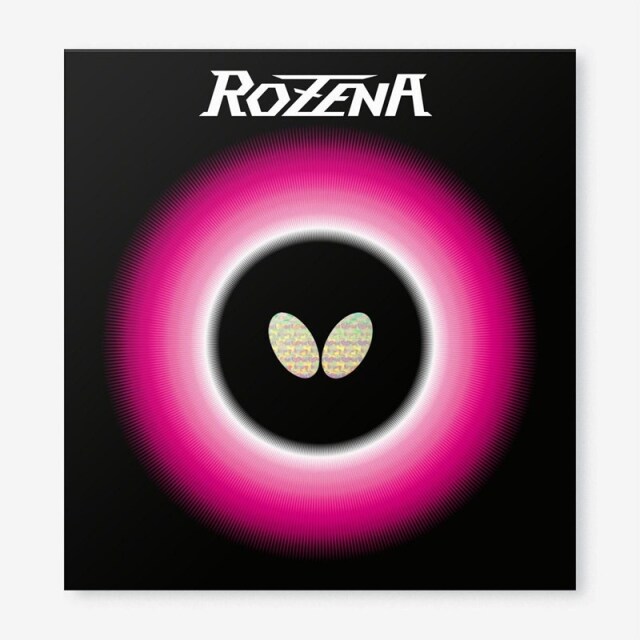 バタフライ butterfly 卓球ラバー ロゼナ ROZENA ハイテンション裏ラバー レッド ブラック 06020