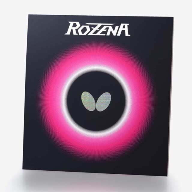 バタフライ butterfly 卓球ラバー ロゼナ ROZENA ハイテンション裏ラバー レッド ブラック 06020
