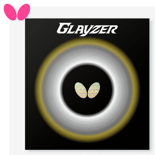 バタフライ butterfly 卓球ラバー グレイザー GLAYZER ハイテンション裏ラバー レッド ブラック 06100