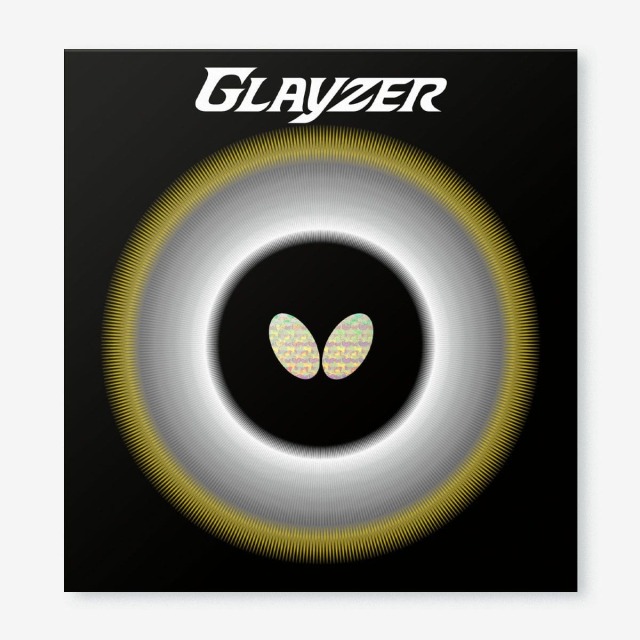 バタフライ butterfly 卓球ラバー グレイザー GLAYZER ハイテンション裏ラバー レッド ブラック 06100