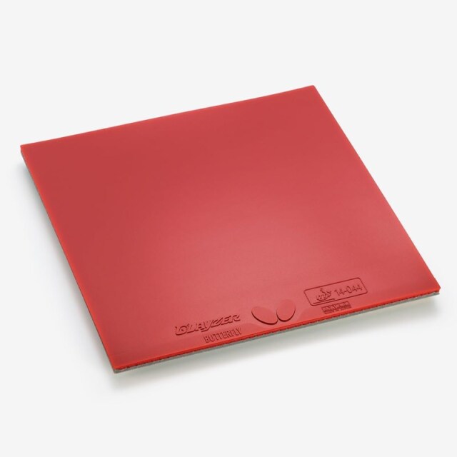 バタフライ butterfly 卓球ラバー グレイザー GLAYZER ハイテンション裏ラバー レッド ブラック 06100