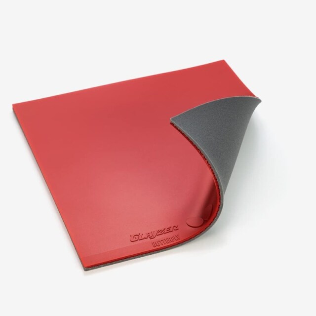 バタフライ butterfly 卓球ラバー グレイザー GLAYZER ハイテンション裏ラバー レッド ブラック 06100