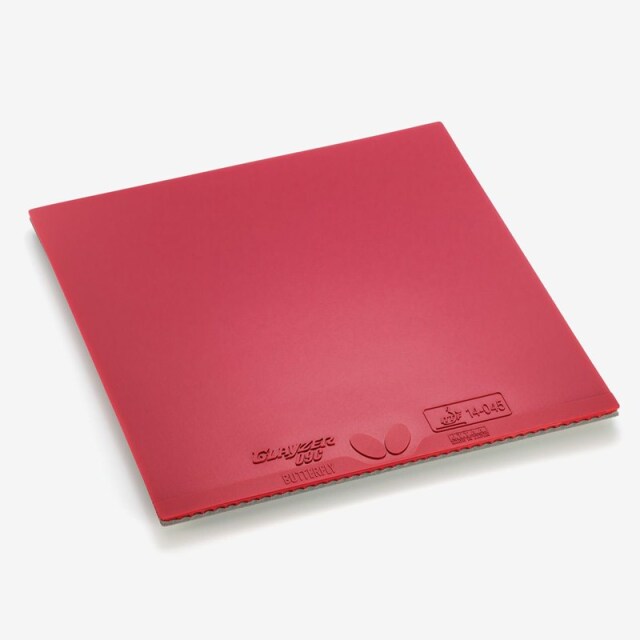 バタフライ butterfly 卓球ラバー グレイザー09C GLAYZER 粘着性ハイテンション裏ラバー レッド ブラック 06110