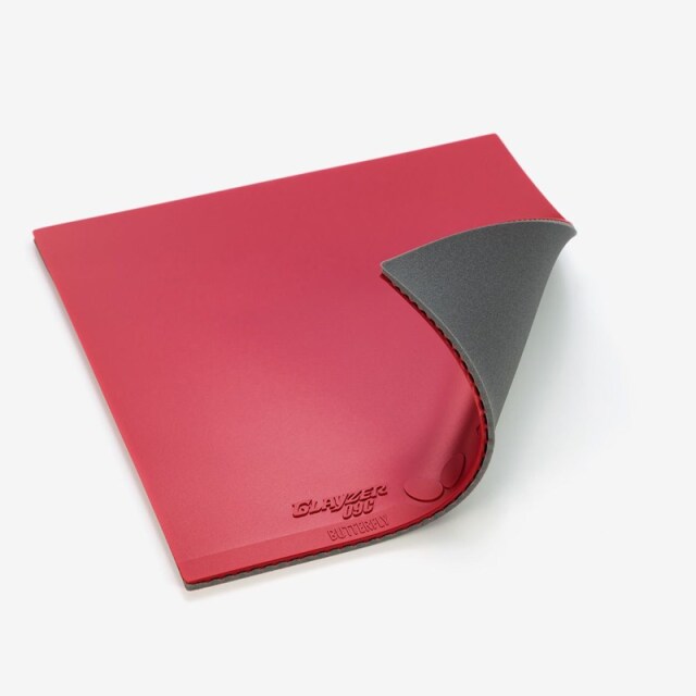 バタフライ butterfly 卓球ラバー グレイザー09C GLAYZER 粘着性ハイテンション裏ラバー レッド ブラック 06110