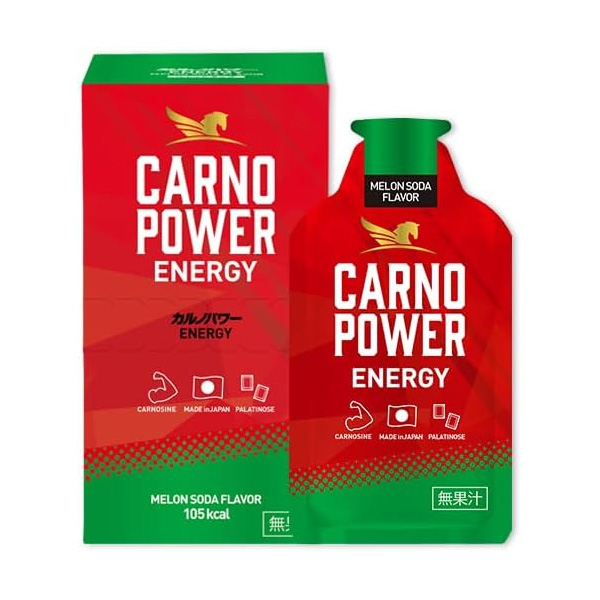 ハマリの健康食品 カルノパワーENERGY メロンソーダ 40g×10個