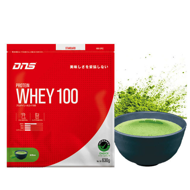 DNS プロテインホエイ100 抹茶風味 630g (約18食分) 