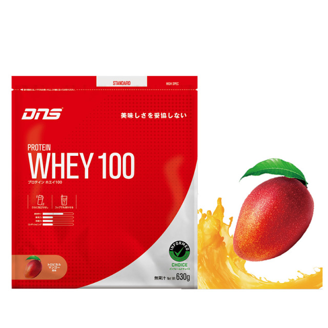 DNS プロテインホエイ100 トロピカルマンゴー風味 630g (約18食分)
