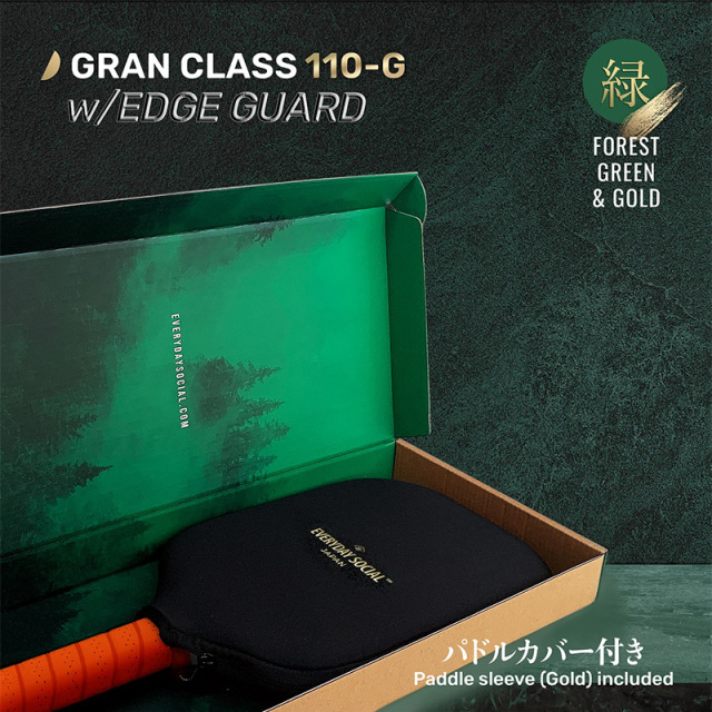 EVERYDAY SOCIAL ピックルボール　パドル　緑 EVERYDAY SOCIAL ピックルボールパドル GRAN CLASS 110-G (w