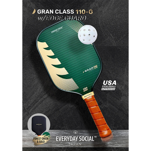 EVERYDAY SOCIAL ピックルボール　パドル　緑 EVERYDAY SOCIAL ピックルボールパドル THE ASAMA 110 18K