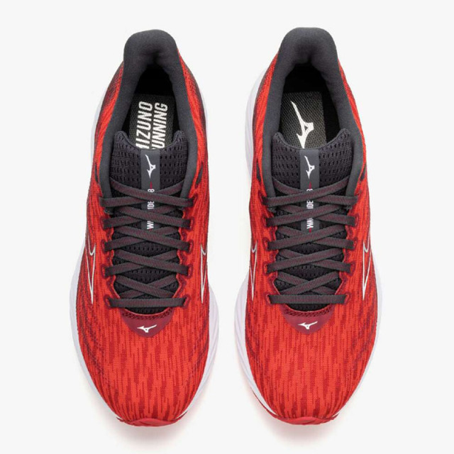 24FW ウエーブライダー28 SW レッド×チャコールグレー (J1GC240407)  メンズ ランニングシューズ