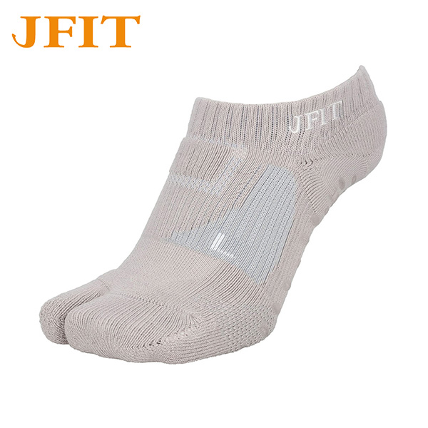 JFIT JF-SOX6 レディース アッシュ (23～25cm) すべり止め付き足袋型ソックス 丈6cm