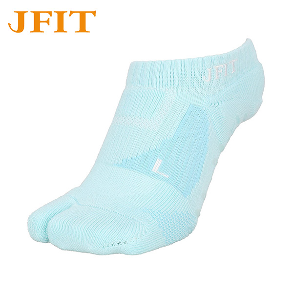 JFIT JF-SOX6 レディース アイスグリーン (23～25cm) すべり止め付き足袋型ソックス 丈6cm