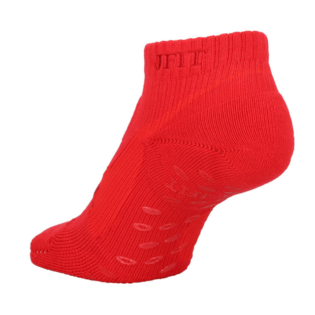 JFIT JF-SOX8 レディース レッド (23〜25cm) すべり止め付き足袋型ソックス 丈8cm