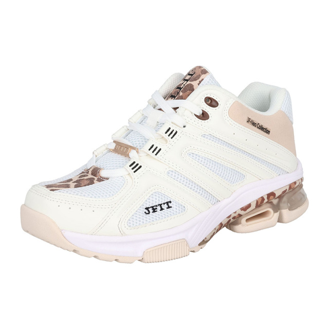 J-FIT JF-Neo フィットネスシューズ ユニセックス 26SS ホワイトレオパード JF6812-WLE