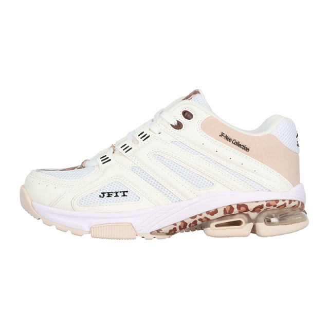 J-FIT JF-Neo フィットネスシューズ ユニセックス 26SS ホワイトレオパード JF6812-WLE