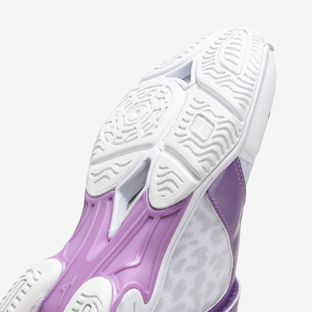 ミズノ(MIZUNO) フィットネス ウエーブダイバースLG LITE2 K1GF210211 ホワイト/パープル 28cm 即納】24SS ウエーブダイバースLG LITE 2 ホワイト×パープル