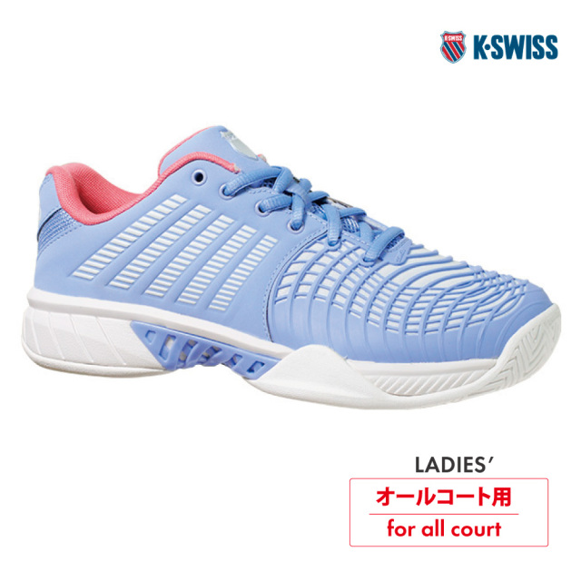 K・SWISS　エクスプレス ライト 3 ウイミン　KS98562416BP　EXPRESS LIGHT 3 WOMEN　ライトブルー×ピンク