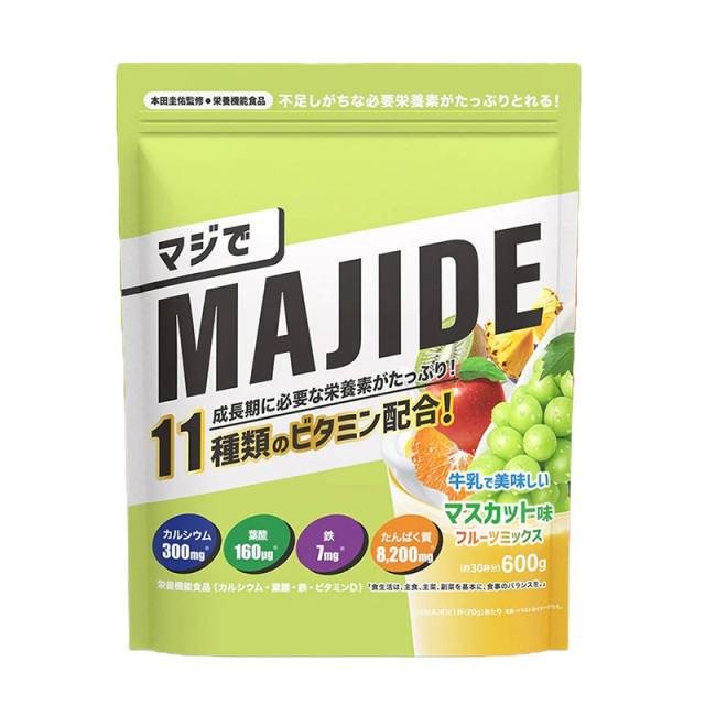 MAJIDE ジュニアプロテイン 600g ココア イチゴ マスカット 【選べる2個セット】