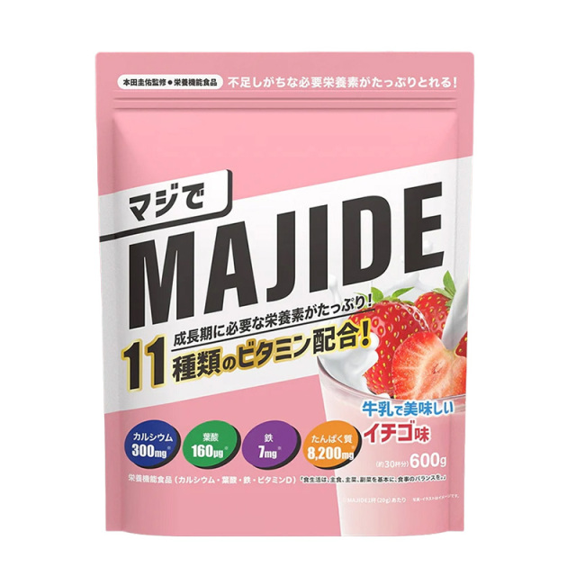 MAJIDE ジュニアプロテイン イチゴ味 600g 