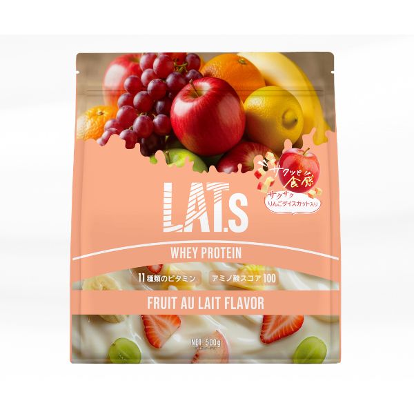 マイルーティーン ホエイプロテイン LAT.s by MY ROUTINE ラット フルーツオレ風味 500g