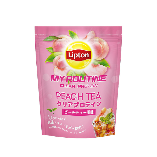 マイルーティーン Liptonコラボプロテイン PEACH TEA ピーチティー風味 600g