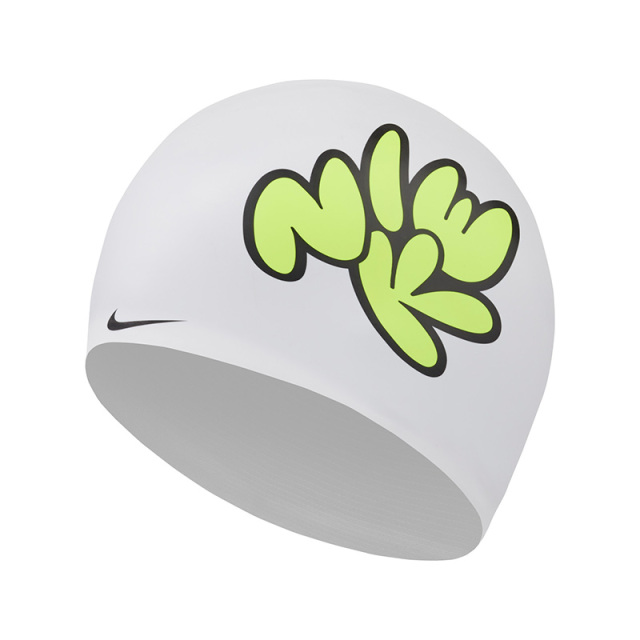 ナイキ SS25グラフィックシリコーンキャップ ユニセックス フリーサイズ 水泳帽 NIKE (NESSF123) 