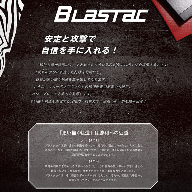 ニッタク 卓球ラバー ブラスタック BLASTAC