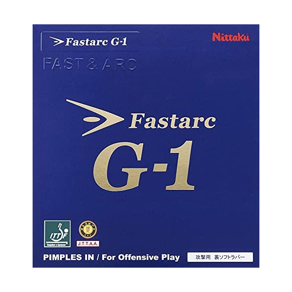 Nittaku ニッタク 卓球ラバー ファスターク G-1 FASTARC 裏ソフト テンション系 レッド ブラック NR-8702