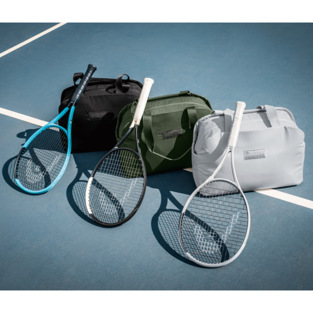 【新品•未使用】HEAD LLIX テニスラケット ケース付き HEAD（ヘッド） テニス ラケットケース ラケットバッグ 黒ブラック 銀