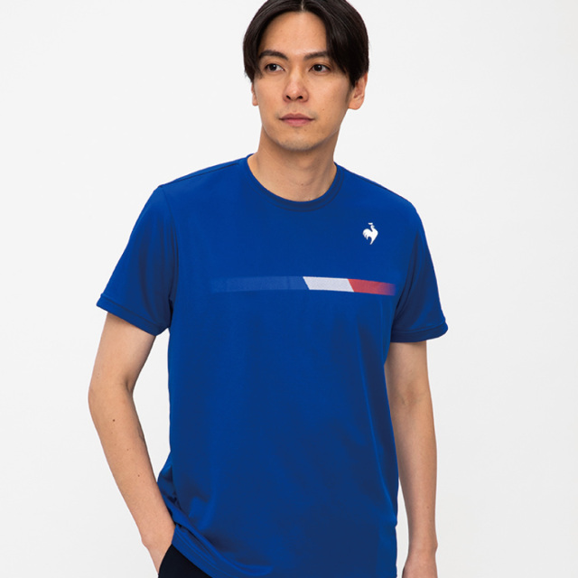 le coq sportif トリコプリントゲームシャツ