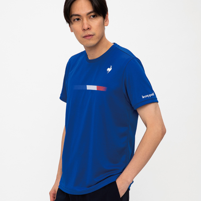 le coq sportif トリコプリントゲームシャツ