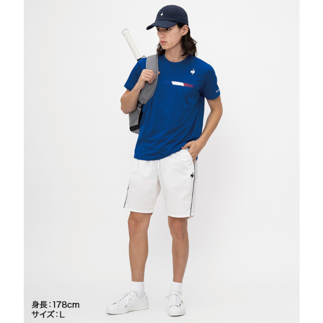 le coq sportif トリコプリントゲームシャツ