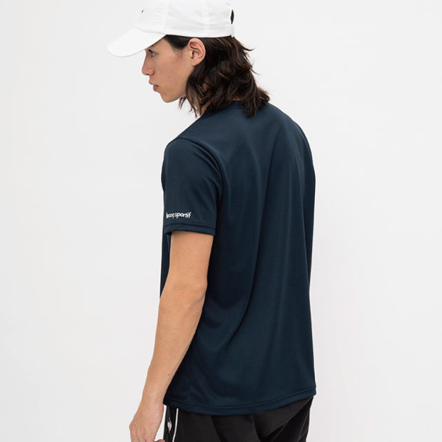 le coq sportif トリコプリントゲームシャツ QTMVJA91-NV 2024SS
