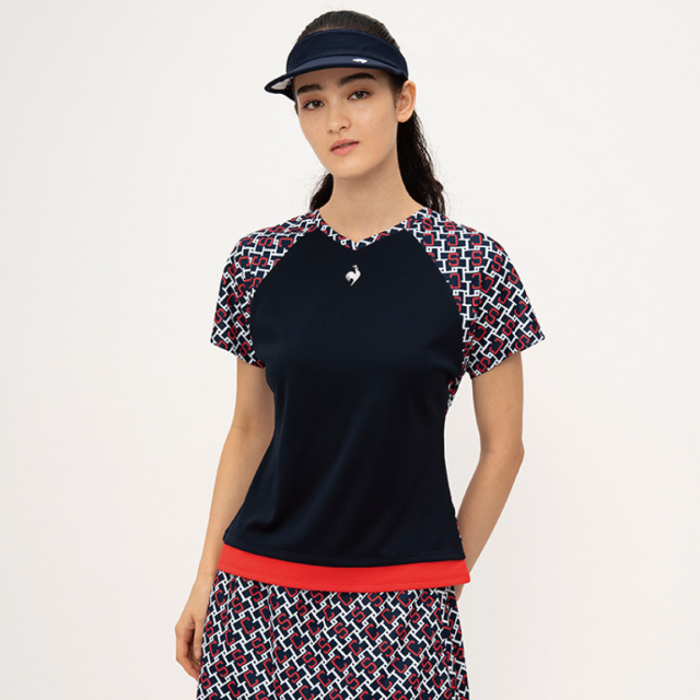 le coq sportif  【前後2way】サンスクリーン ゲームシャツ