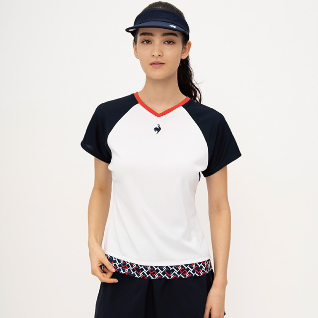 le coq sportif  【前後2way】サンスクリーン ゲームシャツ