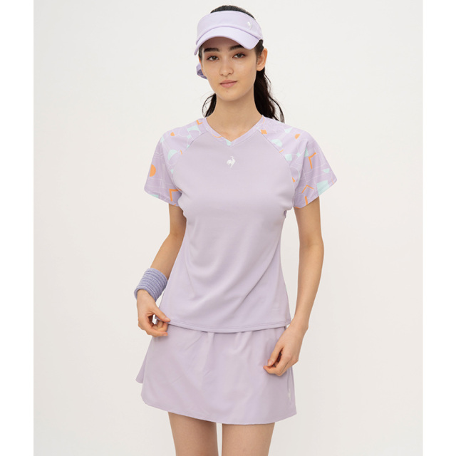 le coq sportif 【前後2way】サンスクリーン ゲームシャツ QTWXJA04-PP