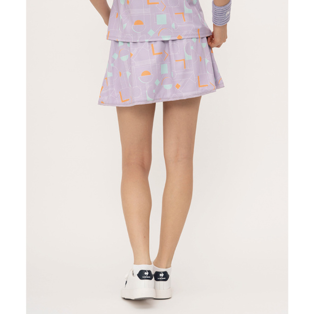 プリンス リバーシブル スコート　L le coq sportif リバーシブルゲームスコート QTWXJE04-PP 2024SS