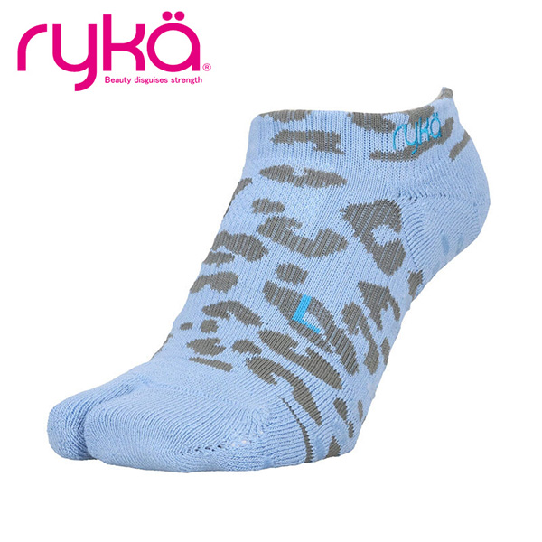 ryka R-SOX-6 LBL レディース (23～25cm) すべり止め付き足袋型ソックス