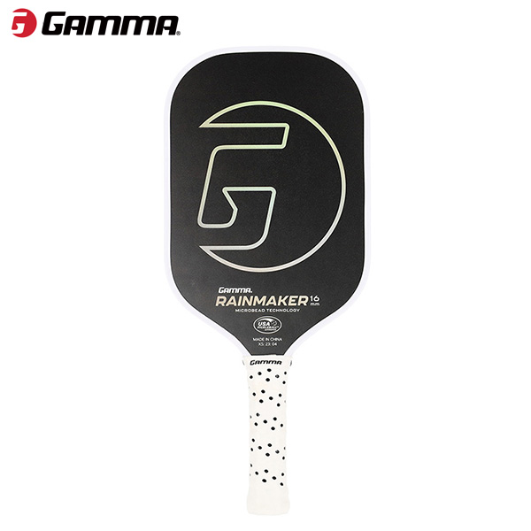 GAMMA ピックルボールパドル MICROBEAD RAINMAKER 16 ブラック 1E805713
