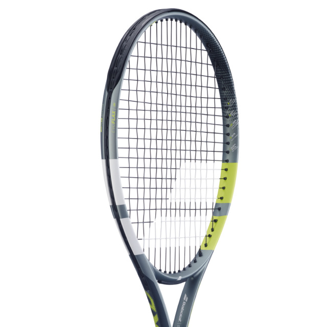 Babolat エボアエロ 101562 2026SS グレー x フルオイエロー スピン系