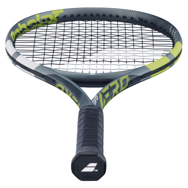 Babolat エボアエロ 101562 2026SS グレー x フルオイエロー スピン系
