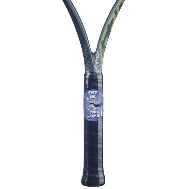 バボラ硬式テニスラケット Babolat エボアエロ 101562 2026SS グレー x フルオイエロー スピン系
