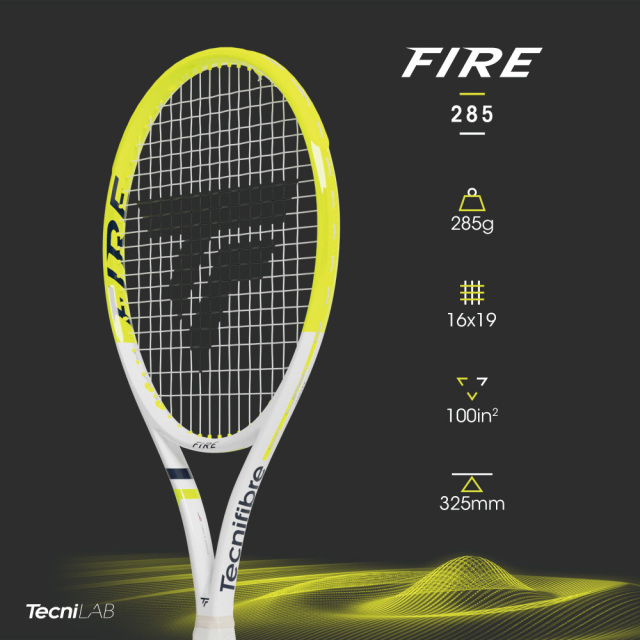Tecnifibre ファイア285 14FIR2856 2026SS パワー系 テニスラケット Tecnifibre ファイア285 14FIR2856 2026SS パワー系 テニスラケット